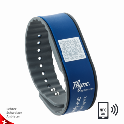 SOS Notfallarmband mit QR-Code & NFC | Medizinisches Armband