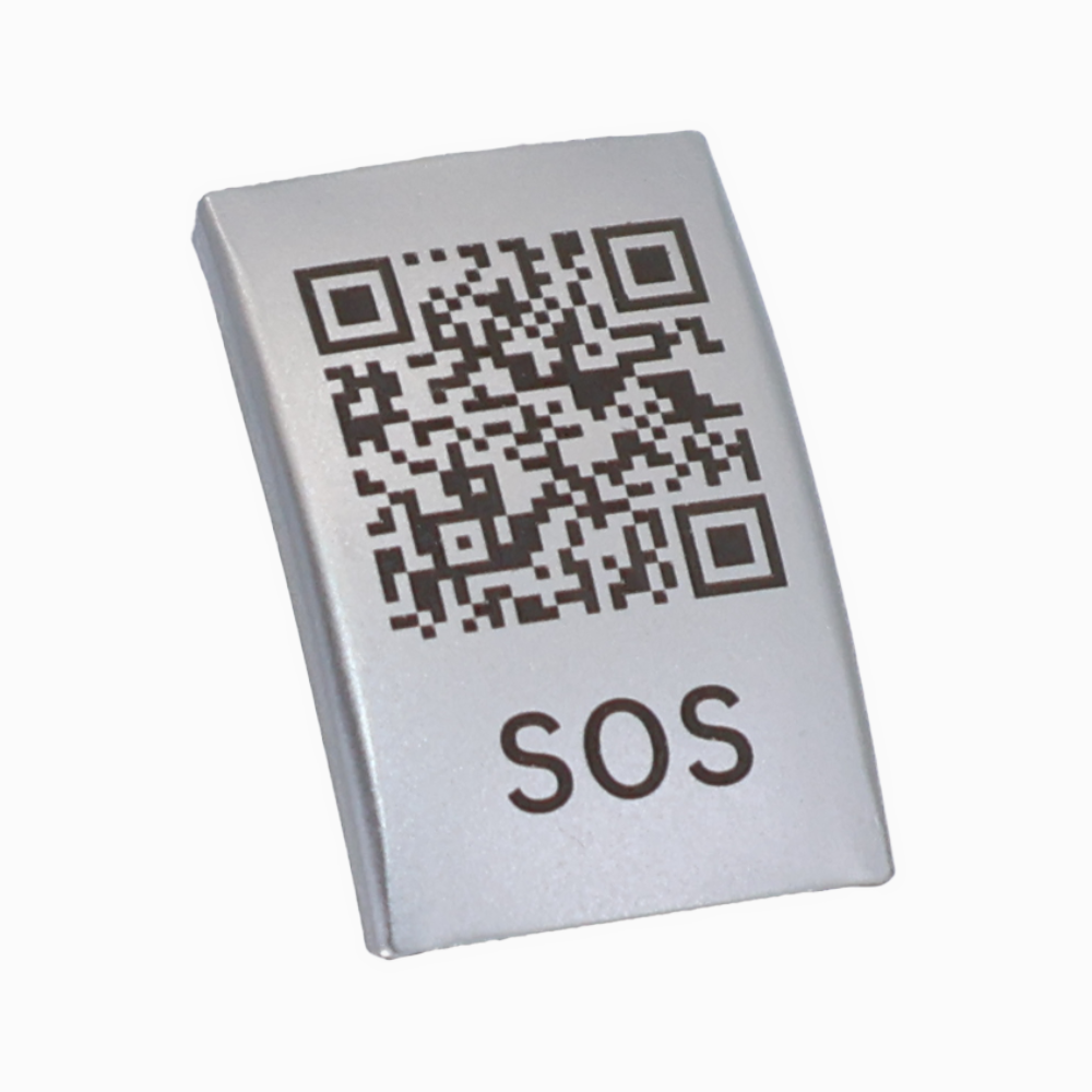 Ersatzklammer für SOS Notfallarmband mit QR-Code | DynaTag