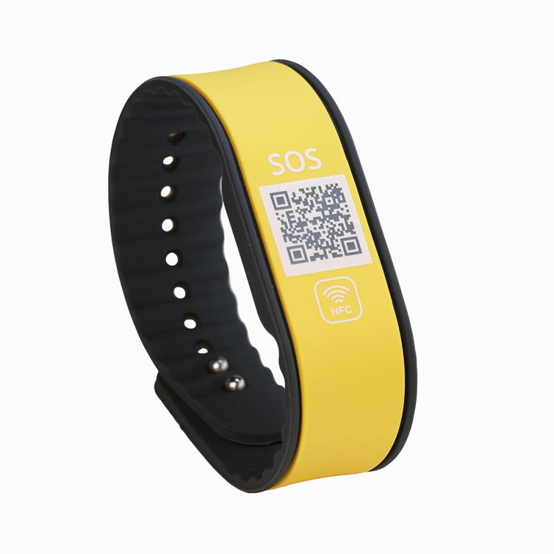 SOS Notfallarmband mit QR-Code & NFC | Medizinisches Armband