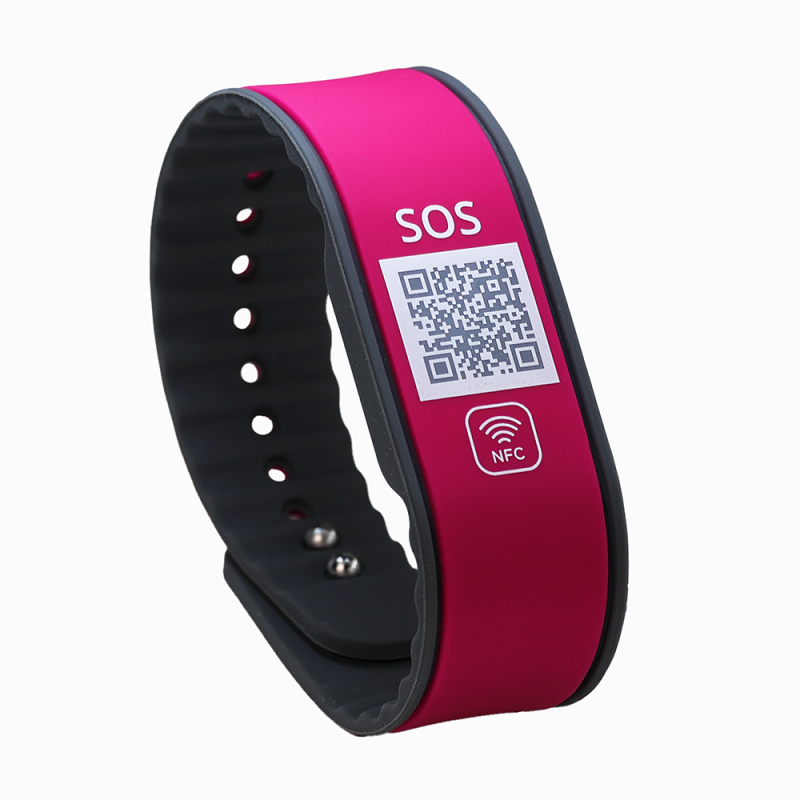 SOS Notfallarmband mit QR-Code & NFC | Medizinisches Armband