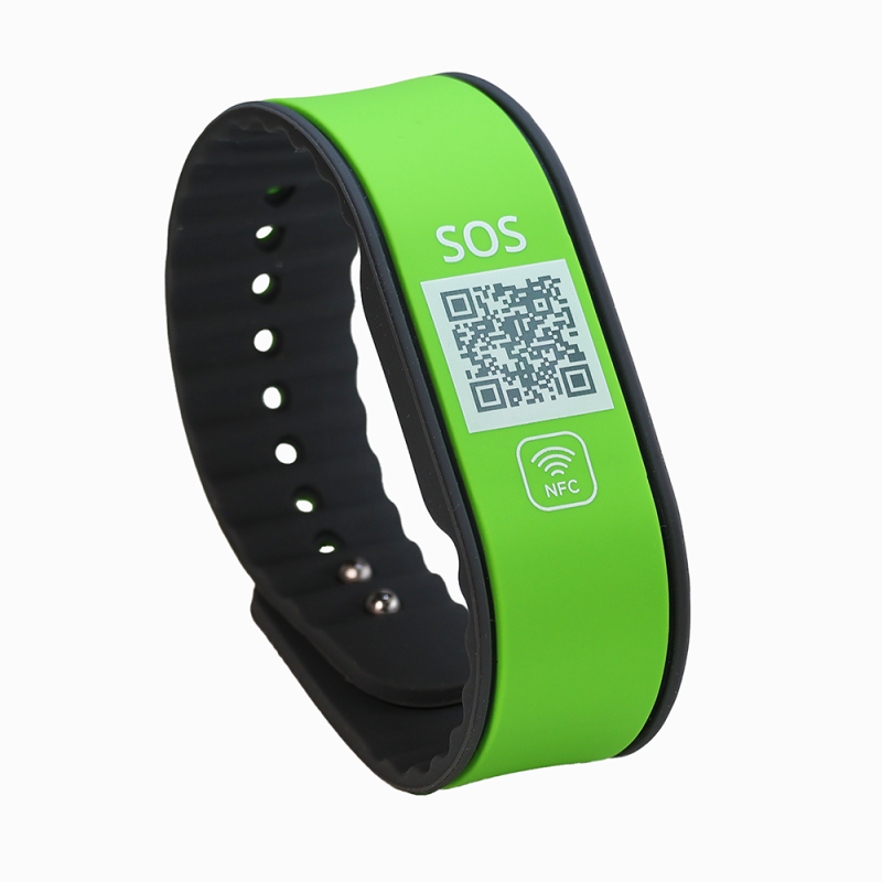 SOS Notfallarmband mit QR-Code & NFC | Medizinisches Armband