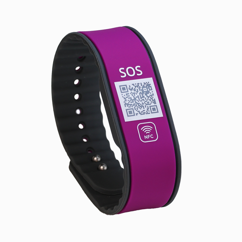 SOS Notfallarmband mit QR-Code & NFC | Medizinisches Armband