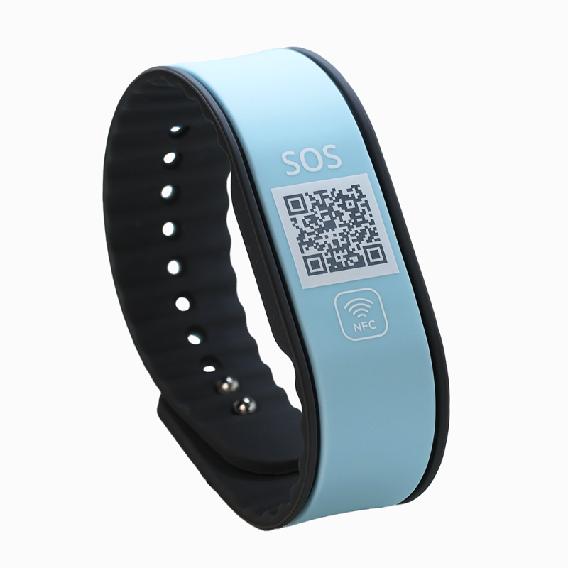 SOS Notfallarmband mit QR-Code & NFC | Medizinisches Armband