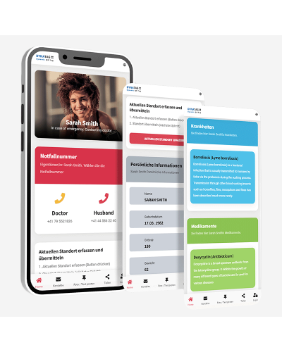 WebApp Darstellung für SOS Applikationen