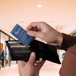 SOS SkimGuard-Karte mit QR-Code | RFID-Schutz |Zum Schutz von Bank- und Kreditkarten