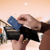 SOS SkimGuard-Karte mit QR-Code | RFID-Schutz |Zum Schutz von Bank- und Kreditkarten