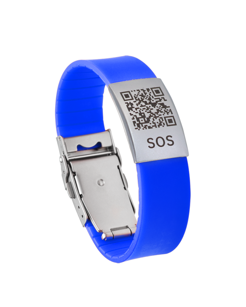 SOS Armband mit QR Code und WebApp