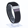 SOS Emergency Wristband Textile Black/Pink
