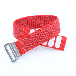 SOS Emergency Wristband Textile Red