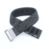 Armband Textil Schwarz/Grau