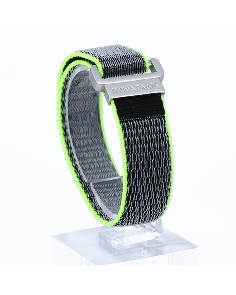 Wristband Textile Gray/Neon Yellow
