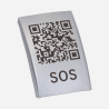 Ersatzklammer für SOS Notfallarmband mit QR-Code