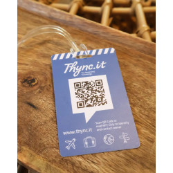 Gepäckanhänger mit QR-Code & NFC | Digitale Gepäck-ID | DynaTag