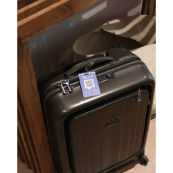 Gepäckanhänger / Luggage Tag mit QR Code und NFC Chip