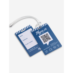 Gepäckanhänger / Luggage Tag mit QR Code und NFC Chip