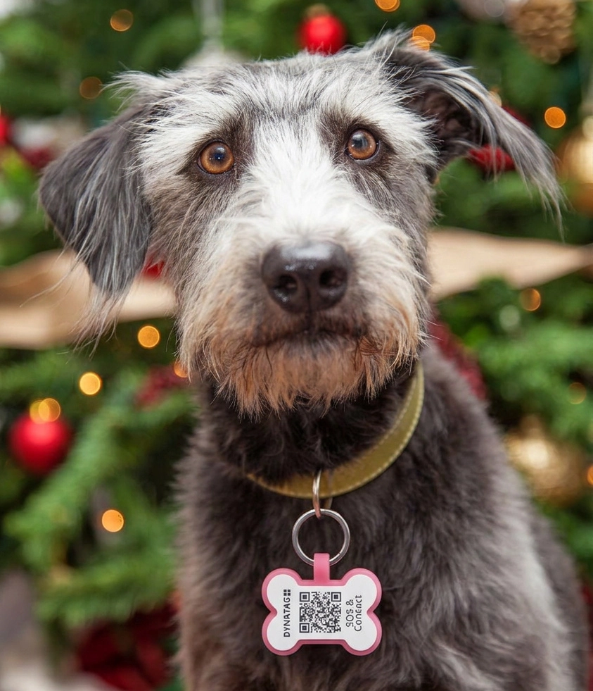 Hund mit DynaTag Tiermarke